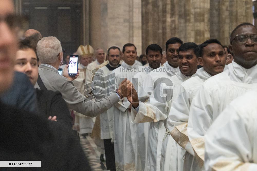 New Deacons Are Ordained in The Cathedral - Milan