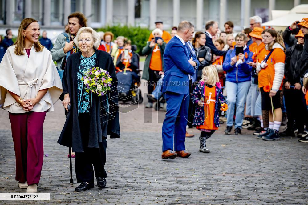 Princess Beatrix During The Sixth Edition Of Het Oranjepad - Baarn