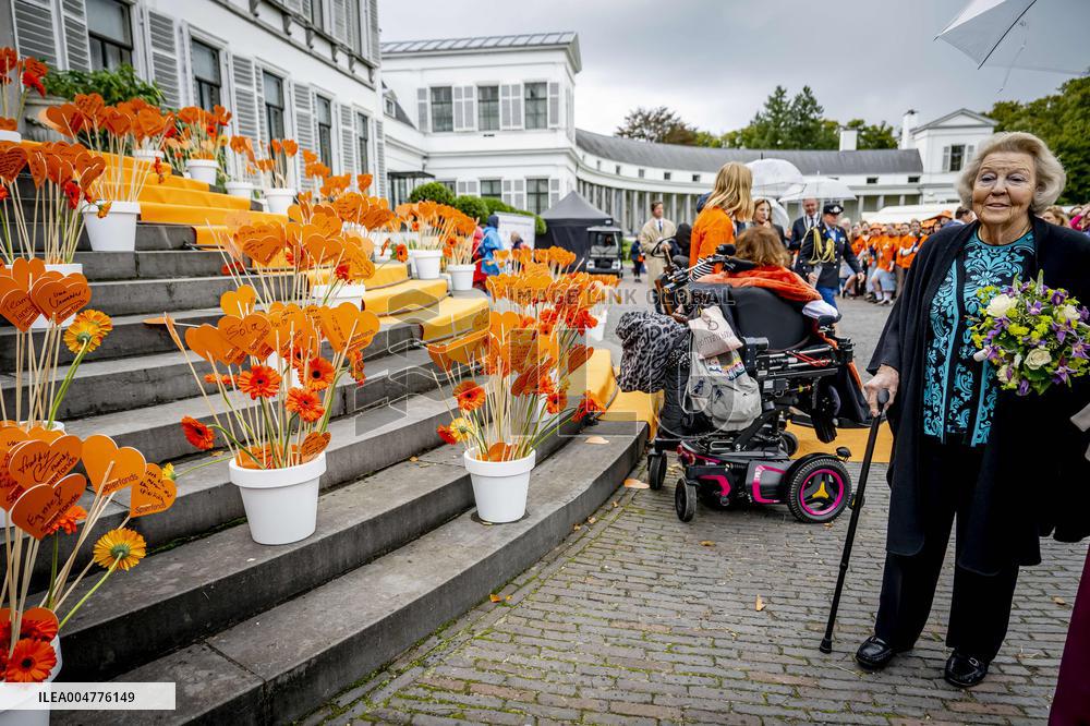 Princess Beatrix During The Sixth Edition Of Het Oranjepad - Baarn