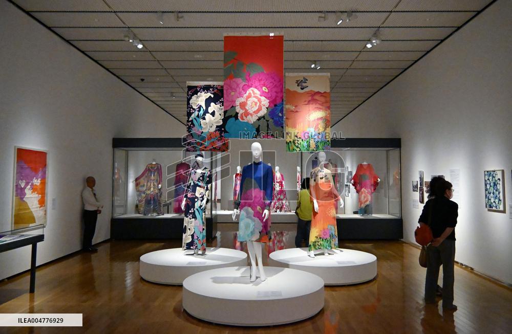 Exhibition honoring late fashion designer Hanae Mori