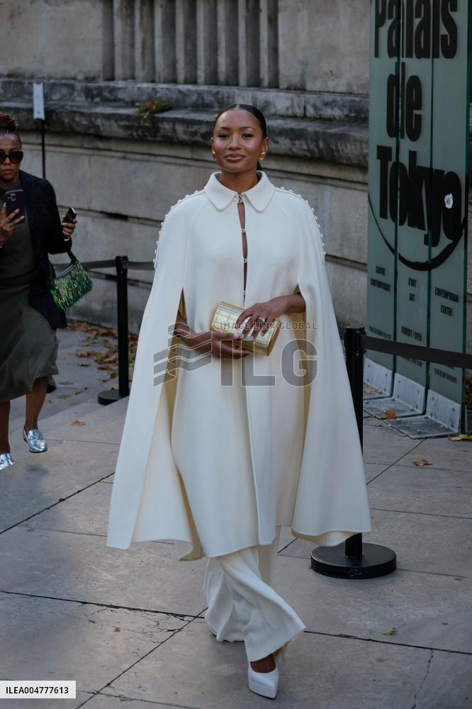 PFW - Elie Saab Outside Arrivals