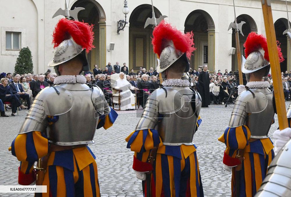 Pope Leo XIV Attends Swearing-in Of New Swiss Guard Recruits - Vatican