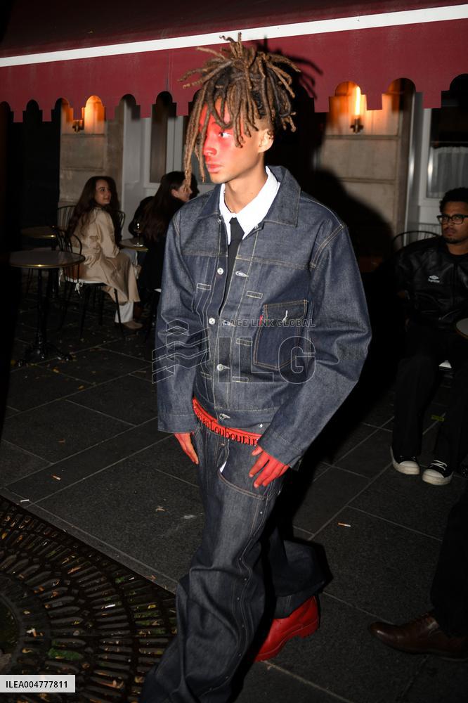 PFW - Jaden Smith Leaves Le Sienna Restaurant