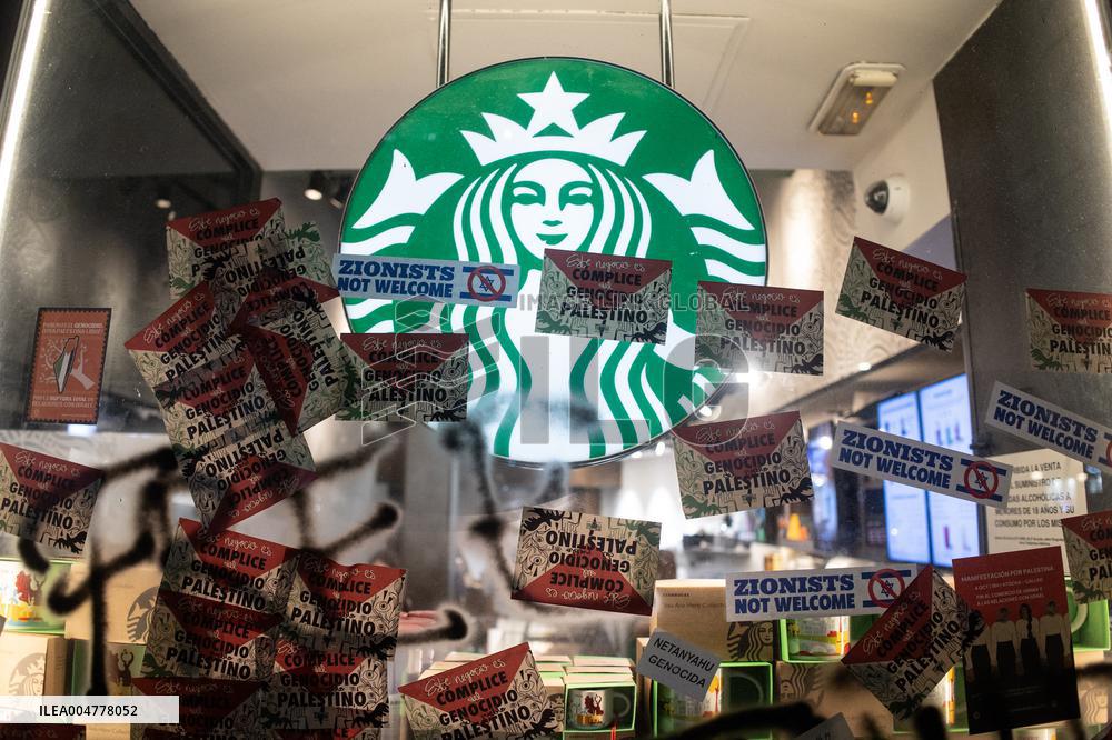 Demonstration in Support of Palestine Across Spain