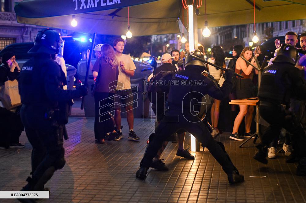 Demonstration in Support of Palestine Across Spain