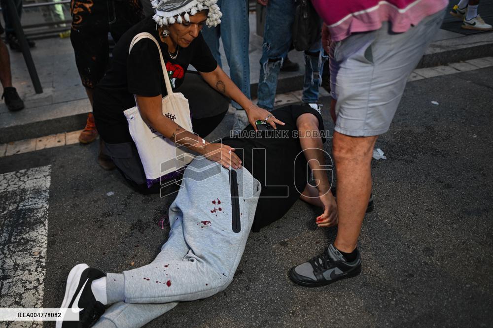 Demonstration in Support of Palestine Across Spain