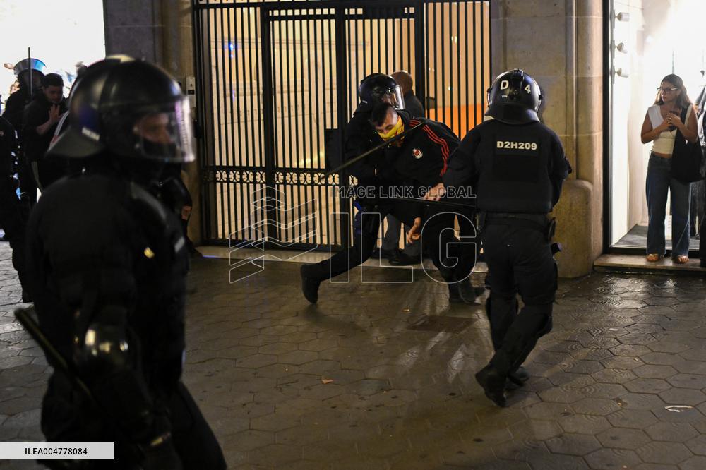 Demonstration in Support of Palestine Across Spain