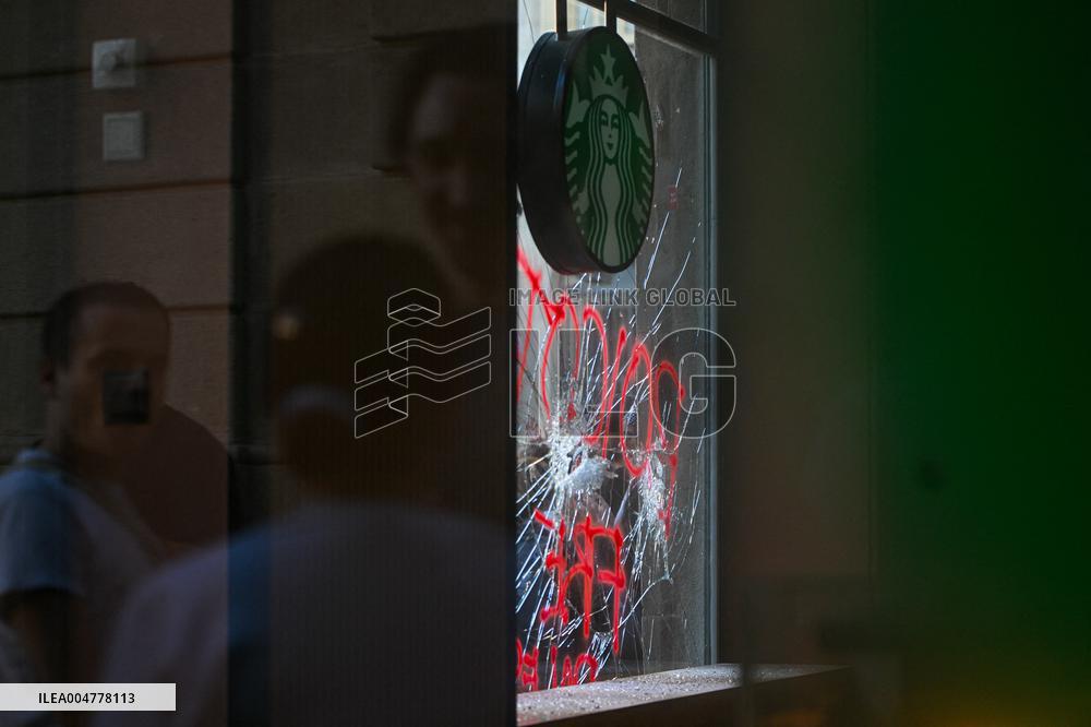 Demonstration in Support of Palestine Across Spain
