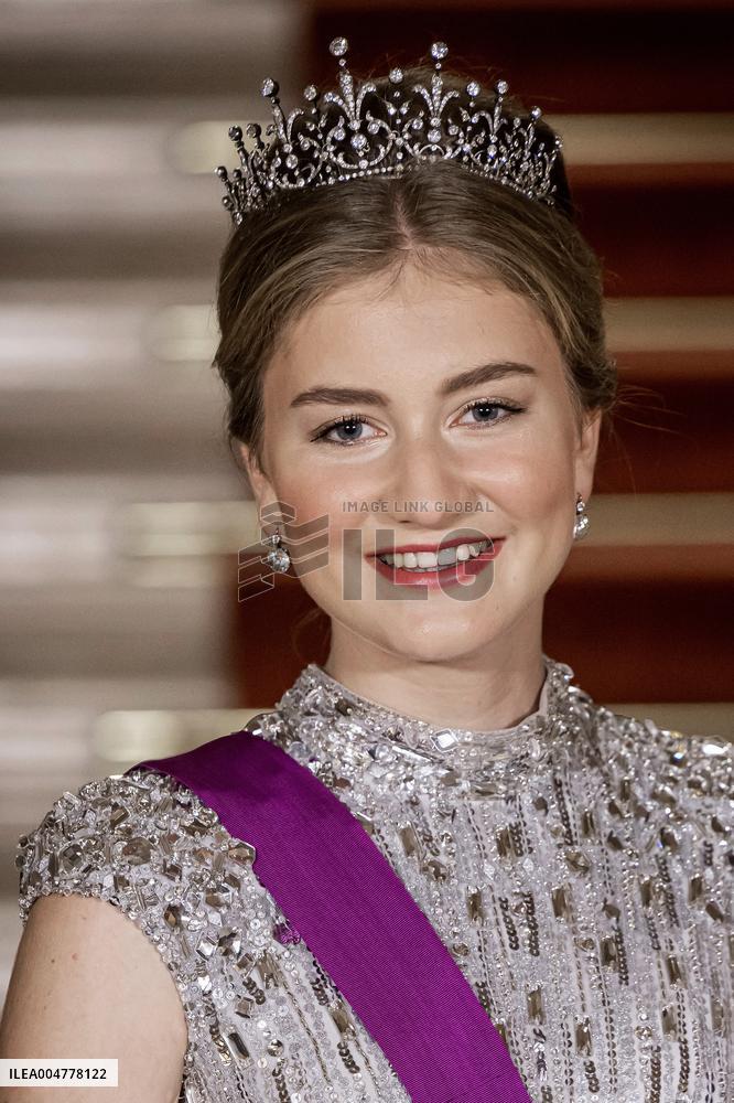 Abdication Ceremony of Luxembourg Grand Duke Henri - Dinner - Luxembourg.