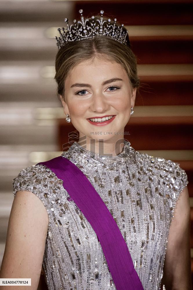 Abdication Ceremony of Luxembourg Grand Duke Henri - Dinner - Luxembourg.