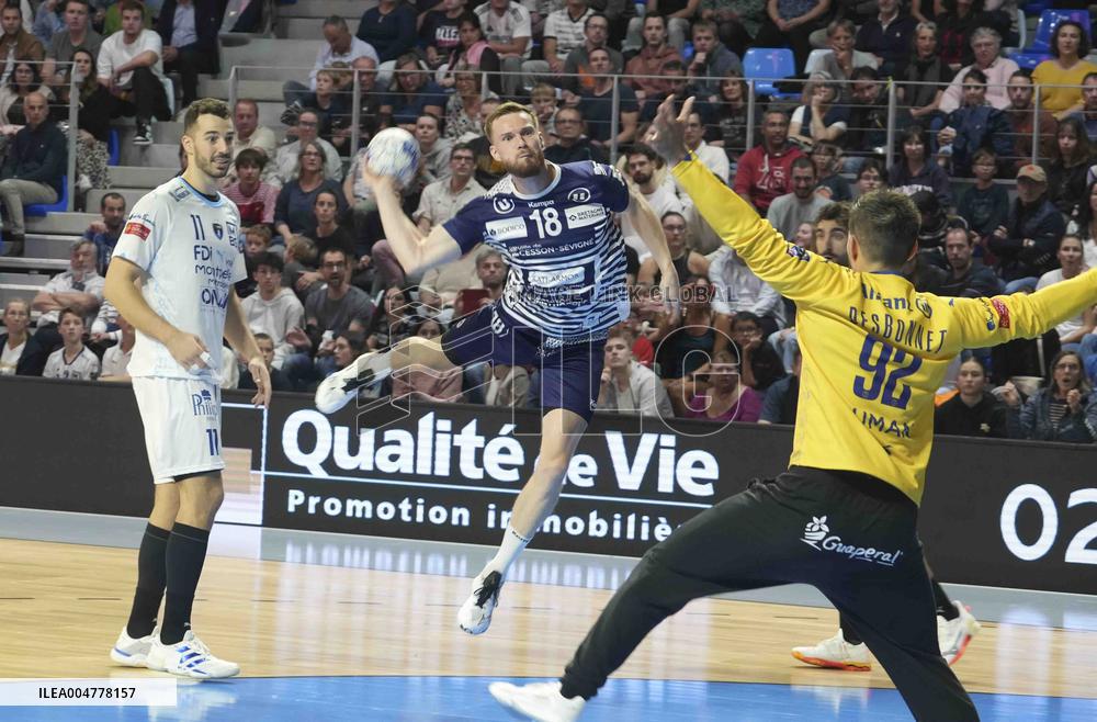 Handball - French Champ - Cesson Rennes v Montpellier