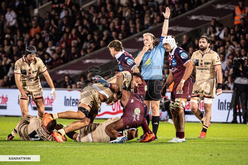 TOP 14: UNION BORDEAUX BEGLE VS LOU RUGBY (LYON)