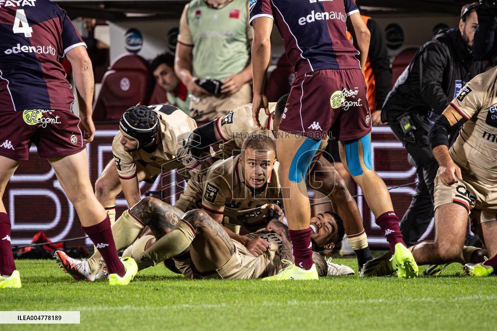 TOP 14: UNION BORDEAUX BEGLE VS LOU RUGBY (LYON)