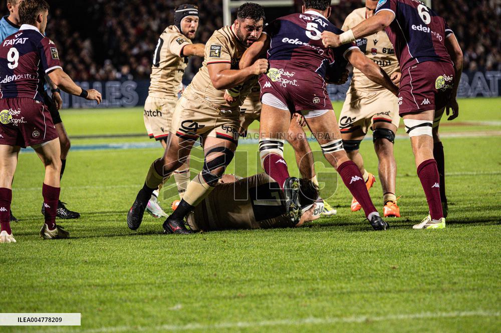 TOP 14: UNION BORDEAUX BEGLE VS LOU RUGBY (LYON)
