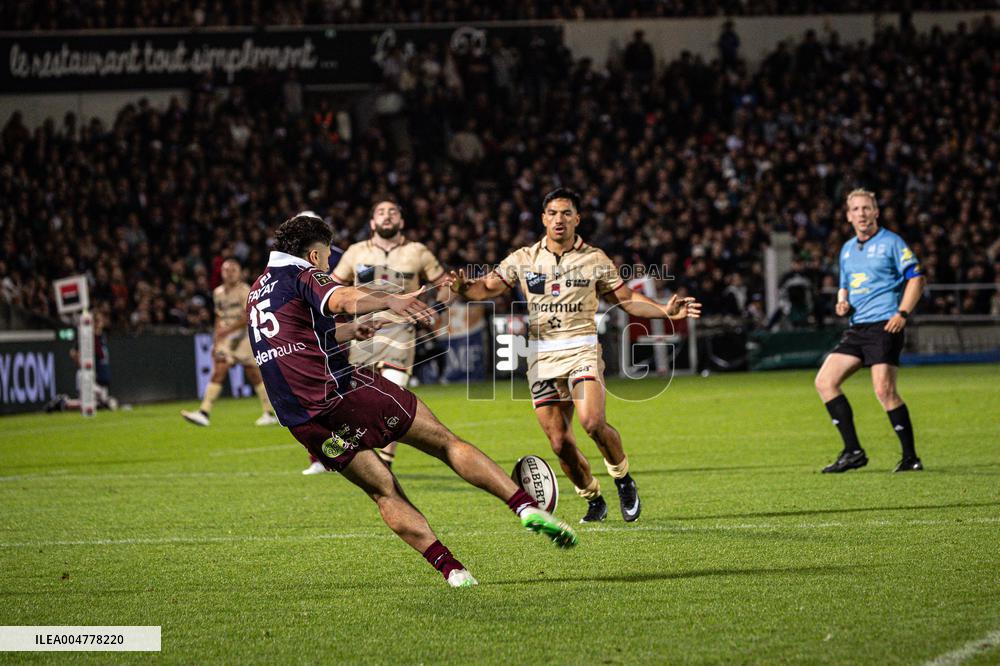 TOP 14: UNION BORDEAUX BEGLE VS LOU RUGBY (LYON)