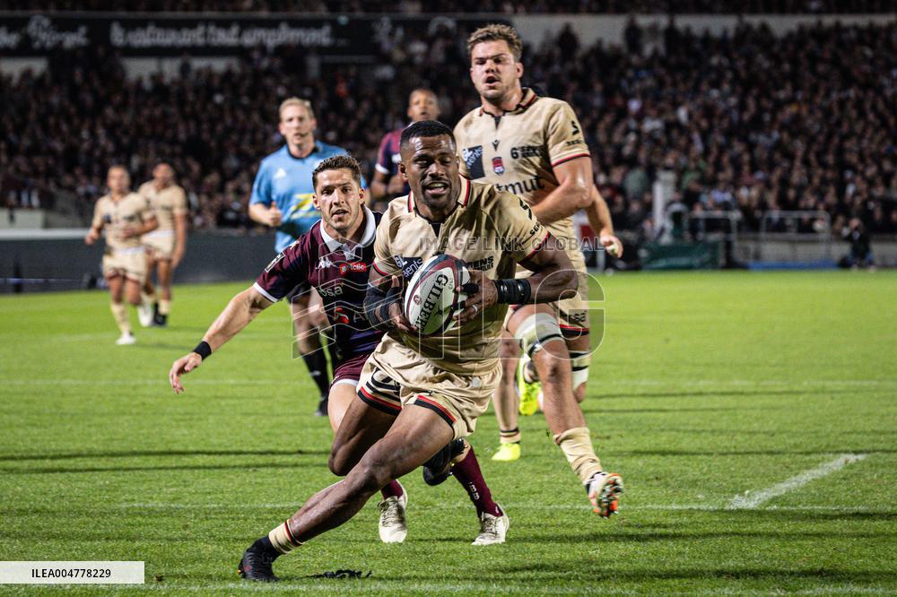 TOP 14: UNION BORDEAUX BEGLE VS LOU RUGBY (LYON)