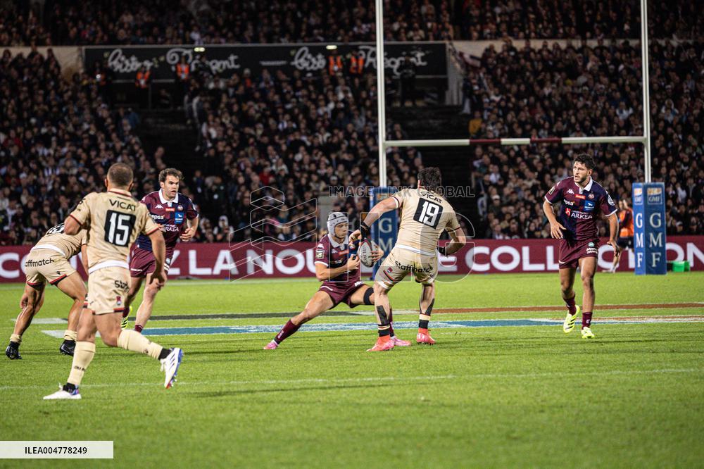TOP 14: UNION BORDEAUX BEGLE VS LOU RUGBY (LYON)