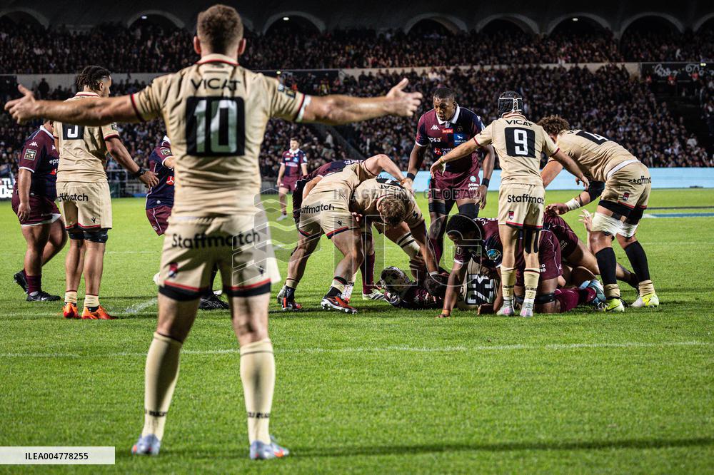 TOP 14: UNION BORDEAUX BEGLE VS LOU RUGBY (LYON)