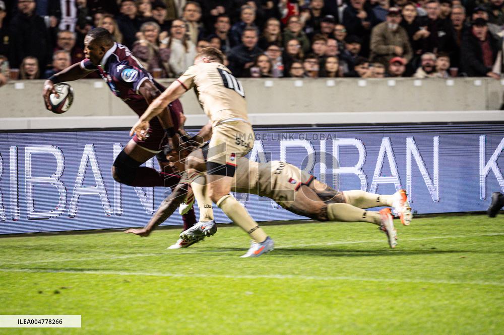 TOP 14: UNION BORDEAUX BEGLE VS LOU RUGBY (LYON)