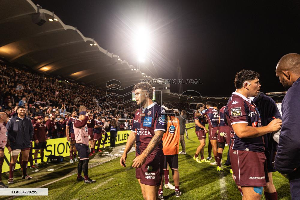 TOP 14: UNION BORDEAUX BEGLE VS LOU RUGBY (LYON)