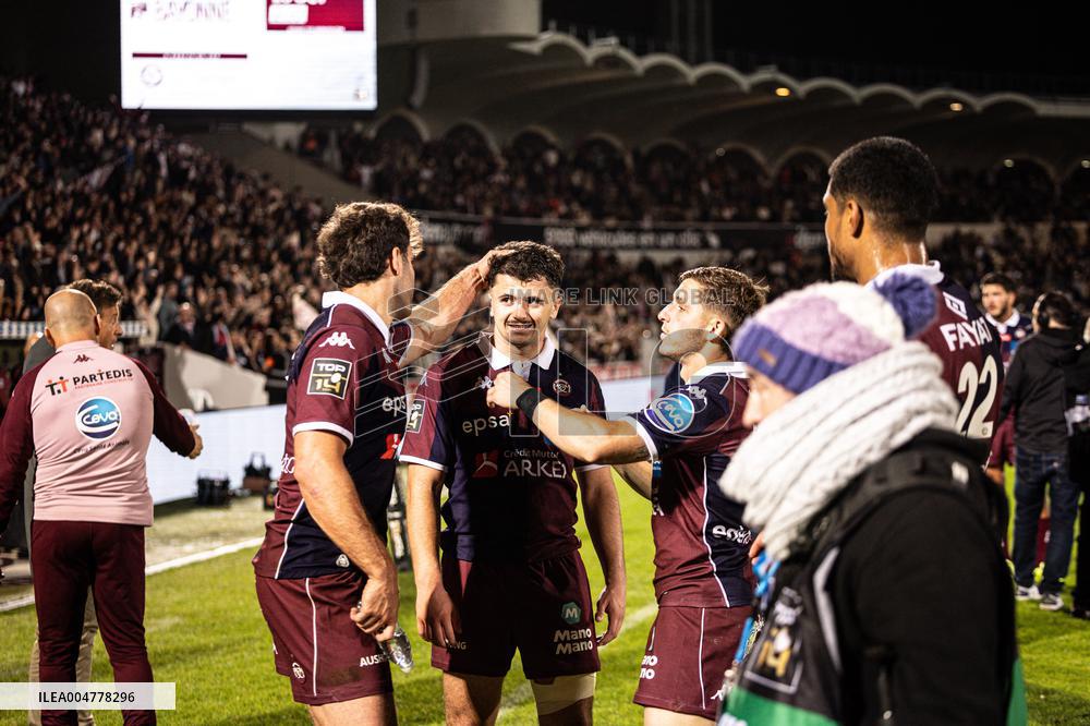 TOP 14: UNION BORDEAUX BEGLE VS LOU RUGBY (LYON)