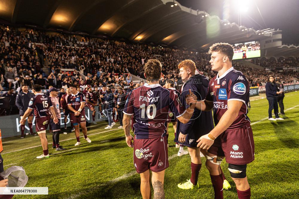 TOP 14: UNION BORDEAUX BEGLE VS LOU RUGBY (LYON)