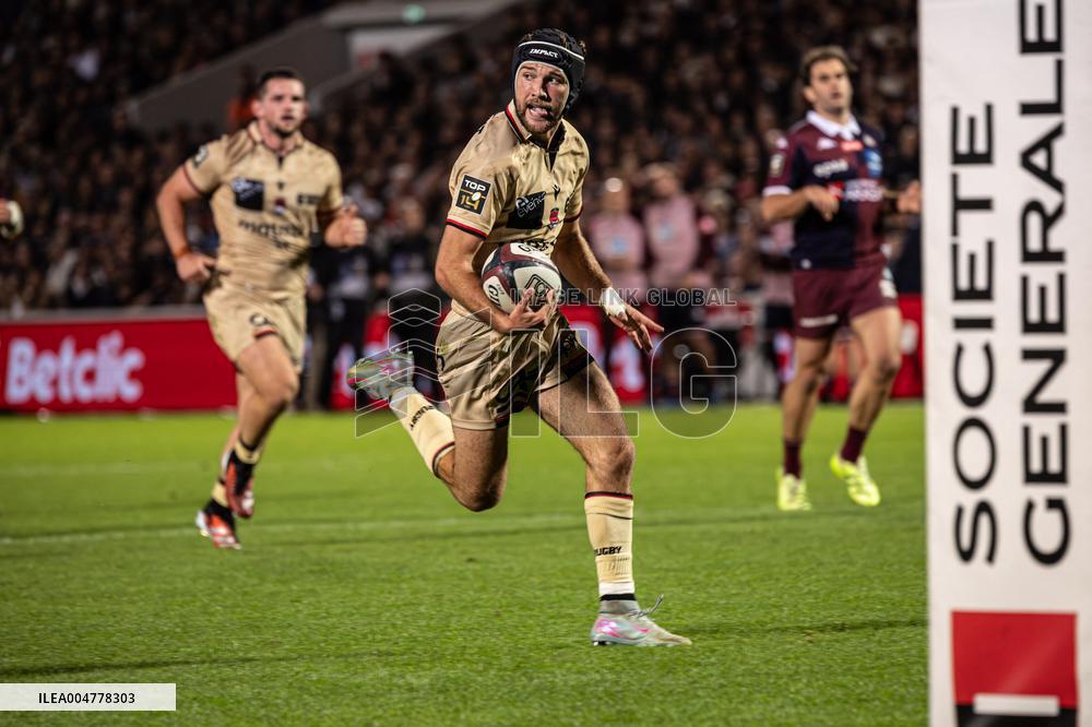 TOP 14: UNION BORDEAUX BEGLE VS LOU RUGBY (LYON)