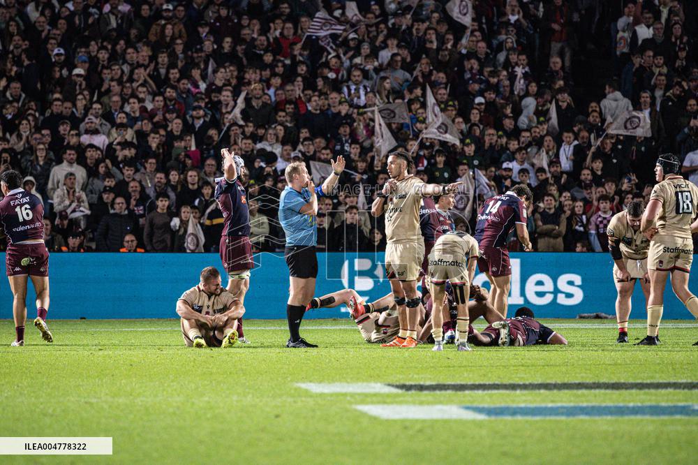 TOP 14: UNION BORDEAUX BEGLE VS LOU RUGBY (LYON)
