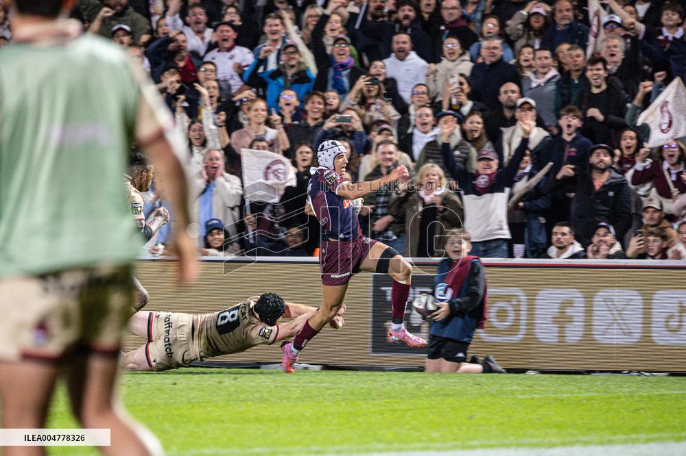 TOP 14: UNION BORDEAUX BEGLE VS LOU RUGBY (LYON)