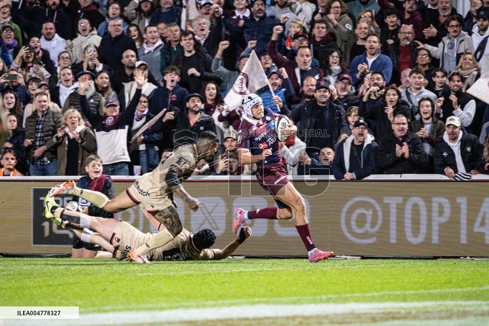 TOP 14: UNION BORDEAUX BEGLE VS LOU RUGBY (LYON)
