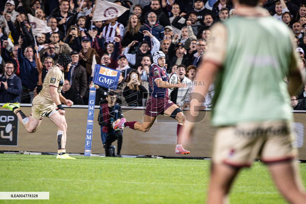 TOP 14: UNION BORDEAUX BEGLE VS LOU RUGBY (LYON)