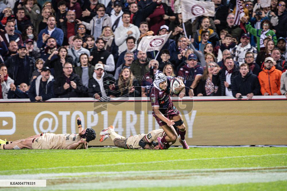 TOP 14: UNION BORDEAUX BEGLE VS LOU RUGBY (LYON)