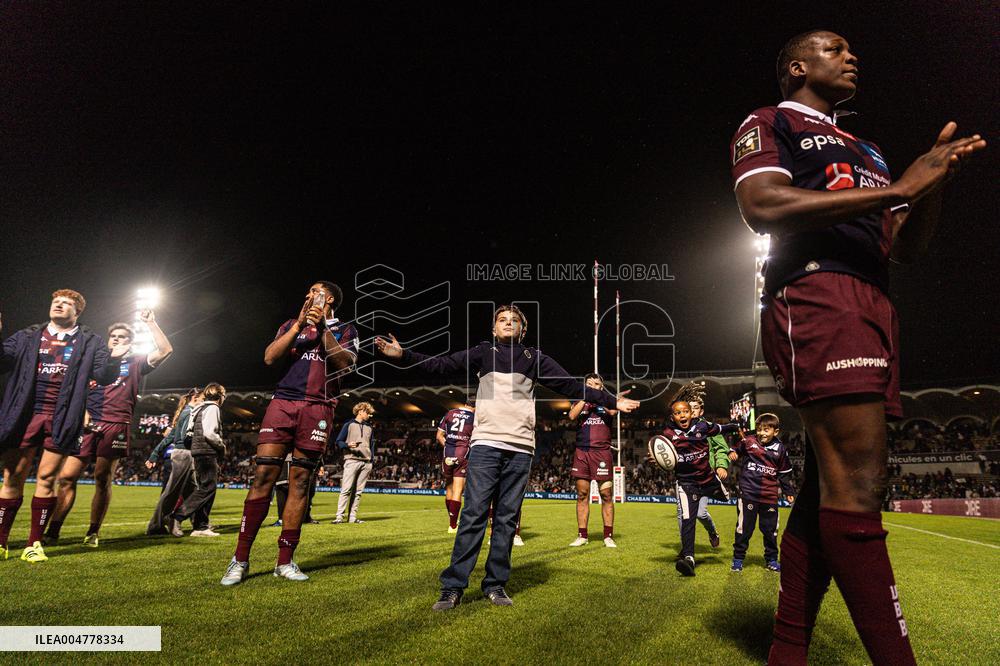 TOP 14: UNION BORDEAUX BEGLE VS LOU RUGBY (LYON)