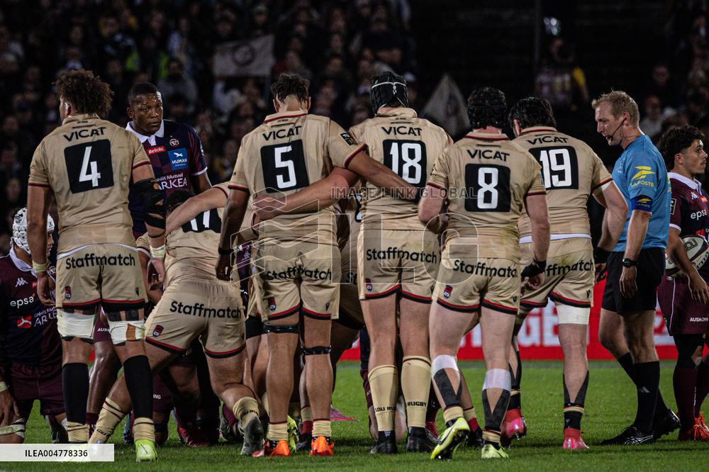 TOP 14: UNION BORDEAUX BEGLE VS LOU RUGBY (LYON)