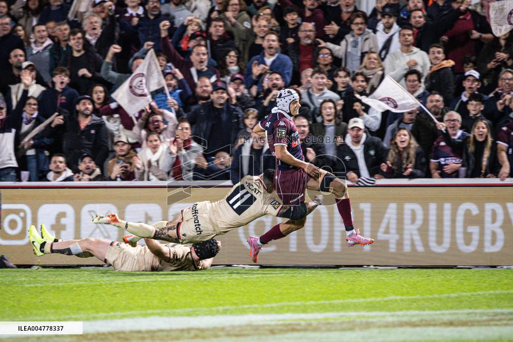 TOP 14: UNION BORDEAUX BEGLE VS LOU RUGBY (LYON)