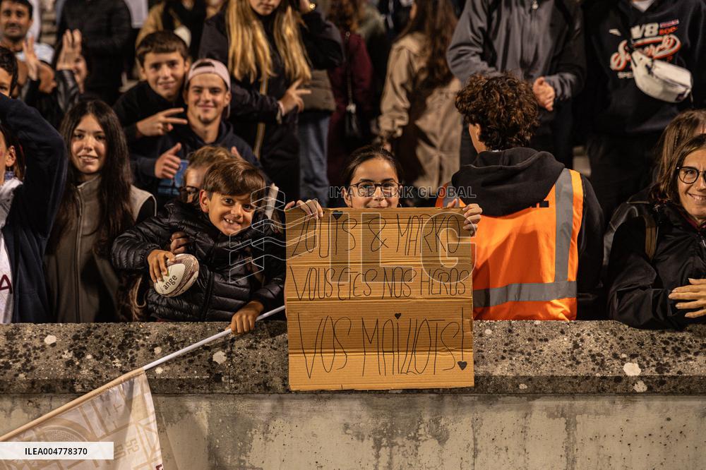 TOP 14: UNION BORDEAUX BEGLE VS LOU RUGBY (LYON)
