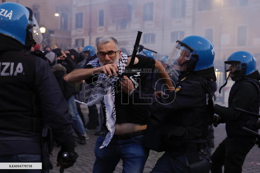 Demonstration in Support of Palestine Across Italy