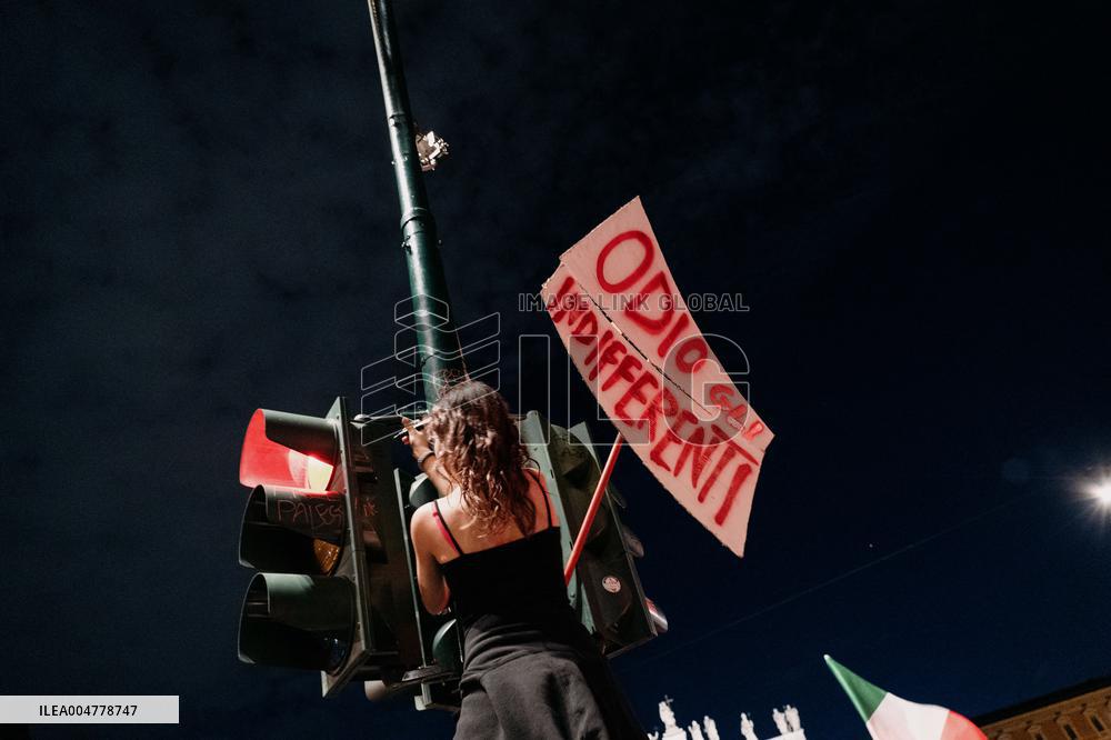 Demonstration in Support of Palestine Across Italy