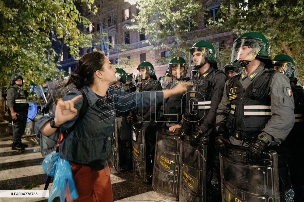 Demonstration in Support of Palestine Across Italy