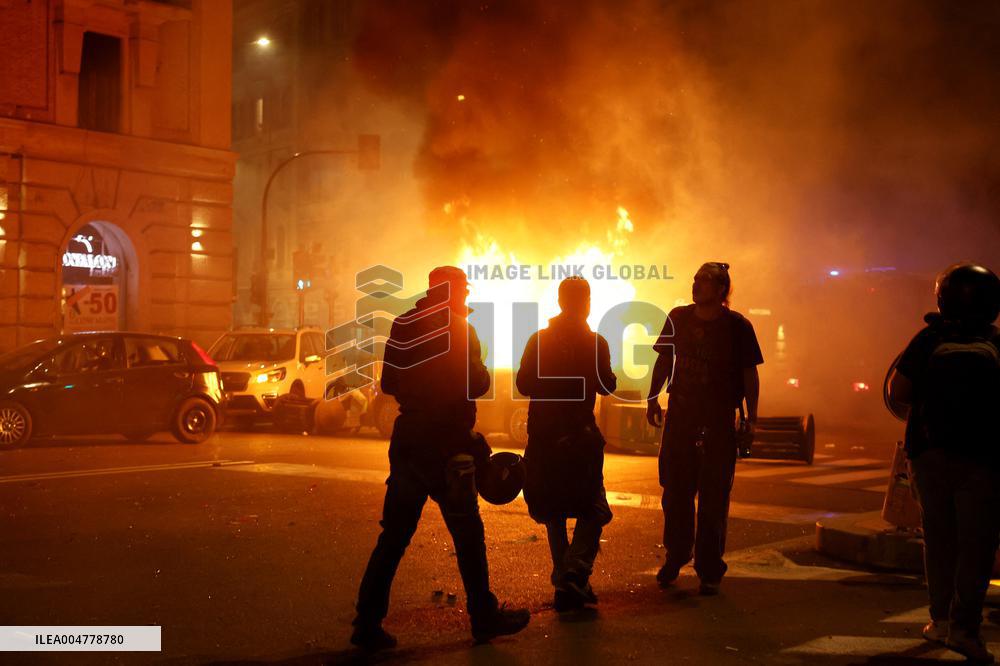 Demonstration in Support of Palestine Across Italy