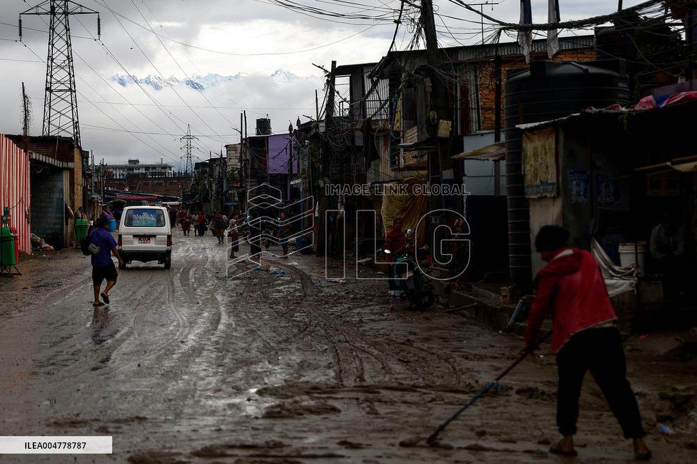 Kathmandu Floods Aftermath - Nepal