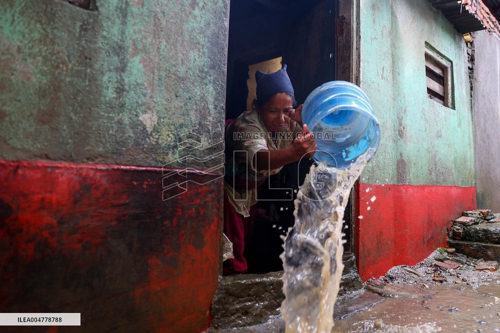 Kathmandu Floods Aftermath - Nepal