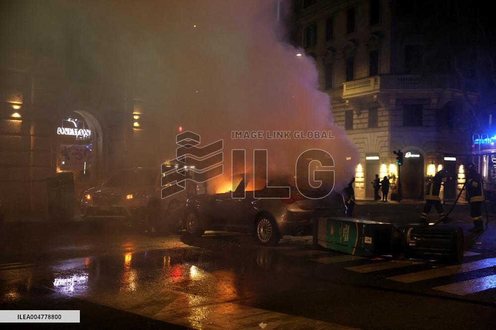 Demonstration in Support of Palestine Across Italy