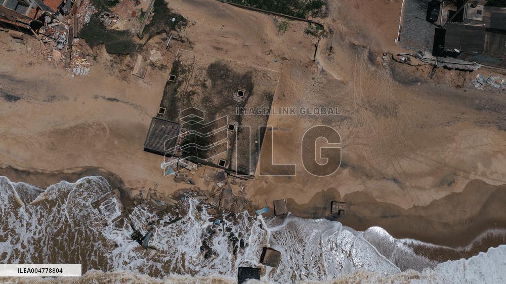 Atafona Coastal Erosion Aftermath - Brazil