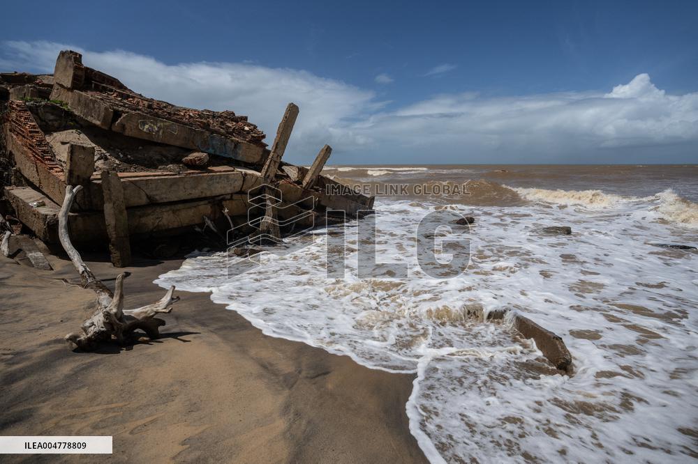 Atafona Coastal Erosion Aftermath - Brazil