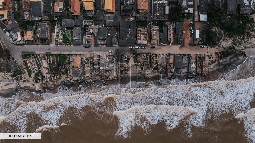 Atafona Coastal Erosion Aftermath - Brazil