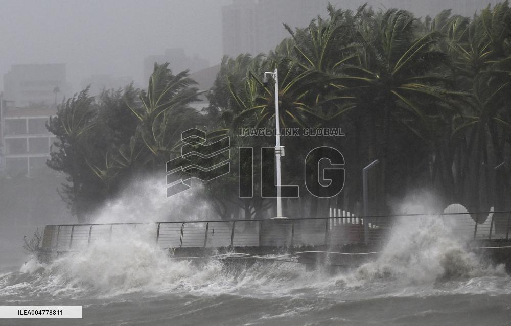 Typhoon Matmo Inflicts Strong Gusts And Rainfall - China