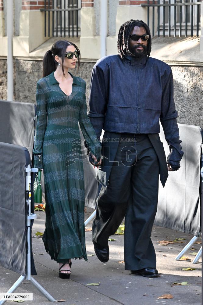 PFW Lacoste Outside Arrivals