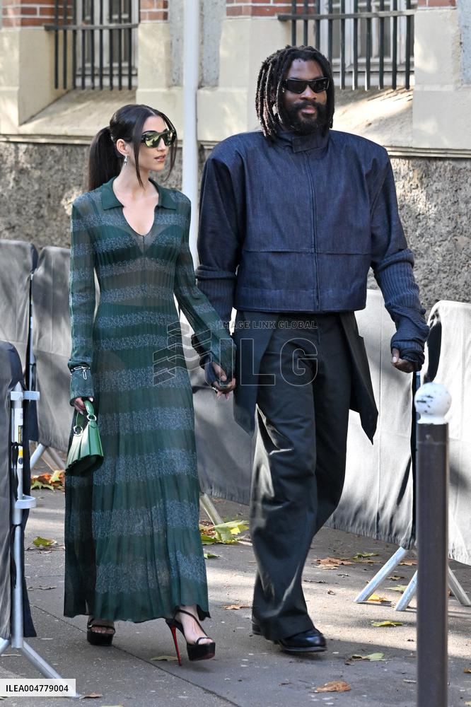 PFW Lacoste Outside Arrivals