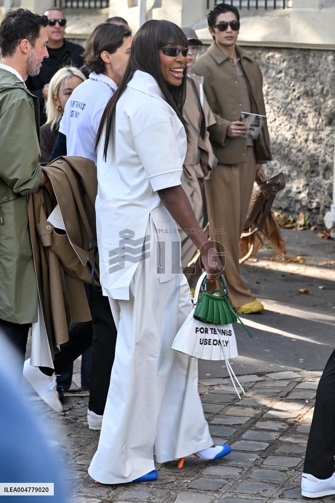 PFW Lacoste Outside Arrivals